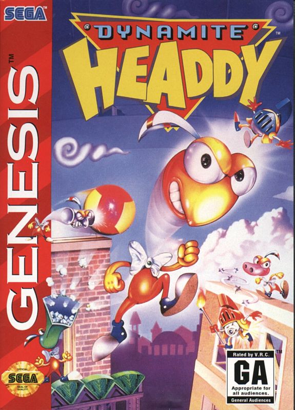 Dynamite Headdy box art for Sega Game Gear